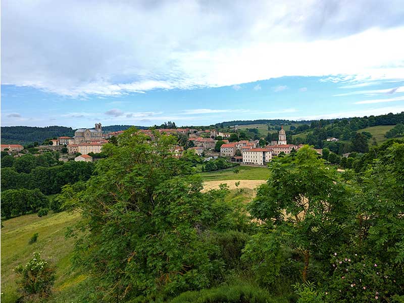 Village de Pradelles en Haute-Loire, Auvergne