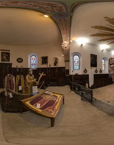 La Haute-Loire en 360 - Choeur de la Chapelle des Pénitents à Tence