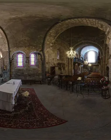 La Haute-Loire en 360 - Collegiale d'Auzon