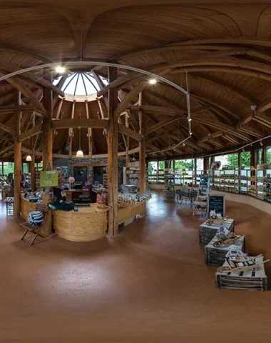 La Haute-Loire en 360 - Halle fermière du Mazet Saint Voy