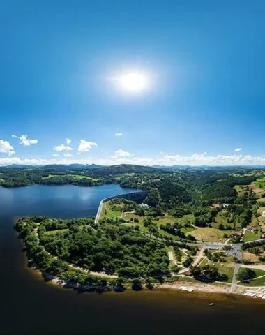 La Haute-Loire en 360 - Lac de Lavalette 140m